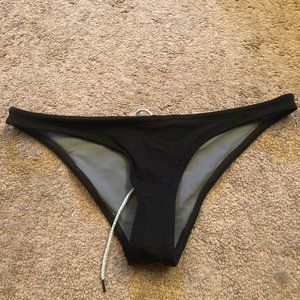 Jolyn Black Brazilian Bottoms Size Medium